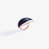 STONE AND GOLD LOUNGE RING